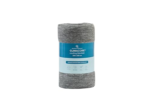GC GAVENO CAVAILIA Luxury Cooling Quilt Single Bed - Soft& Breathable Bedspread Comforter Throw (130x170cm), Cool Blanket for Night Sweats,Warm & Lightweight Single Bed Throw for All Seasons,Charcoal