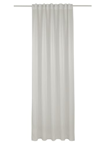 Gardinia Plain Voile Curtain with Tape 135 x 245 cm