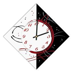 Mareli Wall Clock Covered with Printed Paper - Suitable for Living Room, Kitchen, Office - Silent Mechanism