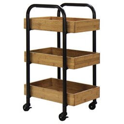 oceanstar Storage cart, Natural, One Size