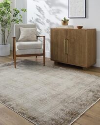 Livabliss x Galey Alix Abstract Rug - Area Rug 120x170 cm for Living Room, Dining Room, Lounge, Kitchen, Bedroom - Modern Marble Large Rug, Soft Luxurious Easy Care Medium Pile, Cream, Grey, Brown