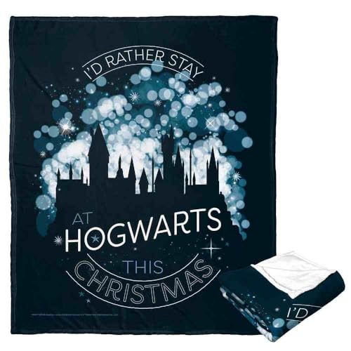 "Northwest Harry Potter Silk Touch Throw Blanket, 50"" x 60"", Hogwarts This Christmas"