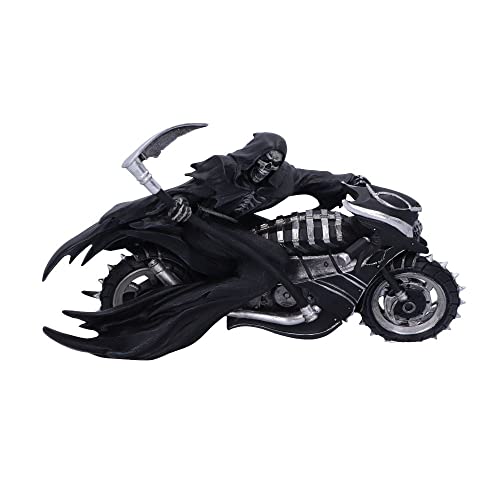 Nemesis Now James Ryman You Can???t Outrun the Reaper 22.5cm, Resin, Black, Biker Reaper Figurine, James Ryman Gothic Merchandise, Cast in the Finest Resin