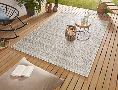 Bougari Pine Indoor and Outdoor Rug 160 x 230 cm Creme Taupe
