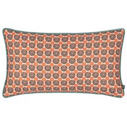 furn. Wylder Tropics Onika Rectangular Geometric Piped Cushion Cover