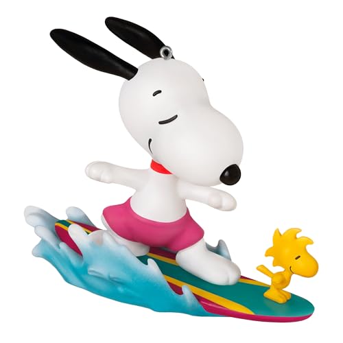 Hallmark Keepsake PEANUTS Ornament - SNOOPY & WOODSTOCK Surfing Design
