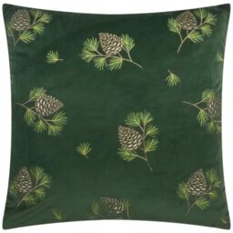 furn. Winter Pines Polyester Filled Cushion (Green - 43x43cm)