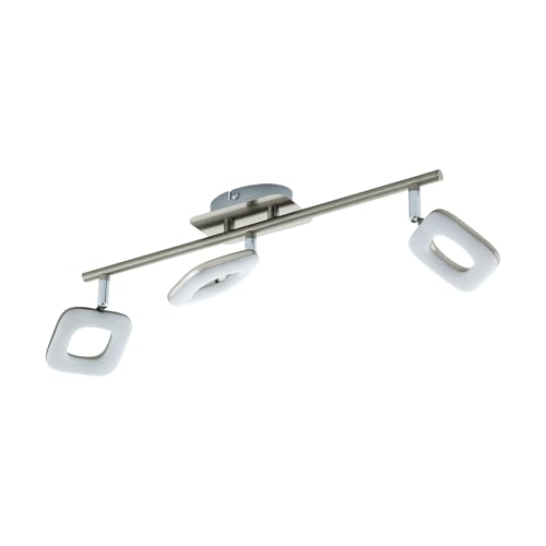 Eglo LED Ceiling lamp Litago, Ceiling Spotlight, Steel in Matte Nickel