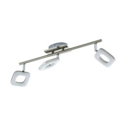 Eglo LED Ceiling lamp Litago, Ceiling Spotlight, Steel in Matte Nickel