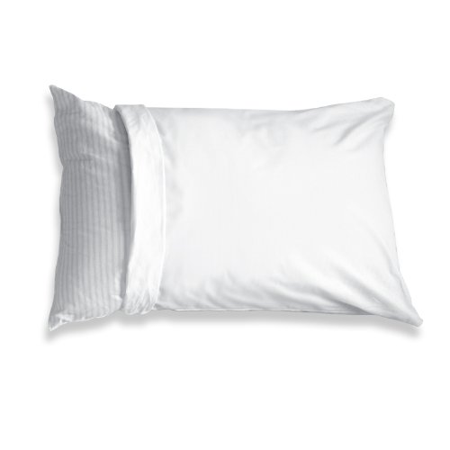 FRESH IDEAS levinsohn 100-Percent Cotton Stain Resistant Pillow Protector, Standard, 2-Pack