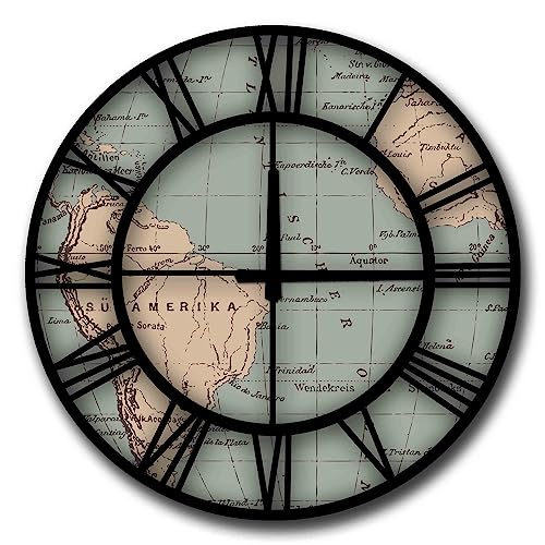 WELL HOME MOBILIARIO & DECORACIÓN South American Style MDF Decorative Clock