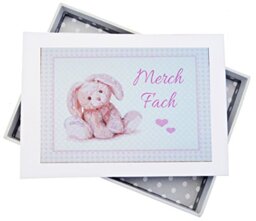 Welsh, Merch Fach, New Baby, Mini Photo Album, Pink Bunny
