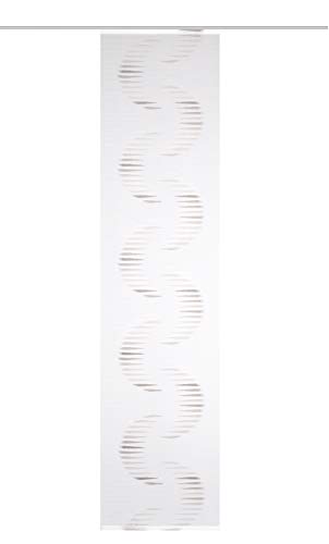 Home Fashion Scherli Simana Sliding Curtain Linen Voile Grey 175 x 60 cm 3
