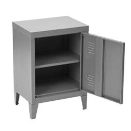 FurnitureR 1-Pack Gray Key Cabinet, Industrial Style, Durable Metal Construction, Home and Office Organization, Secure Storage for Keys and Small Items