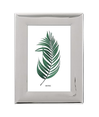 Inov8 Framing Tarnish Resistant Silver Plated Picture Frame - Wide Curved Design for 6x4 Inch (15x10cm) Photo