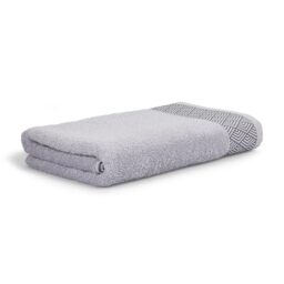 MÖVE for Frottana Geometry Bath Towel 67 x 140 cm 100% Cotton Silver