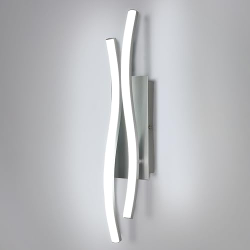Comely LED Indoor Wall Light, Modern Wall Mounted Lamp 14W 1575LM, 6500K Cool White Light, Aluminum Wall Mount Lighting Fixture for Living Room Bedroom Staircase, 41cm Length