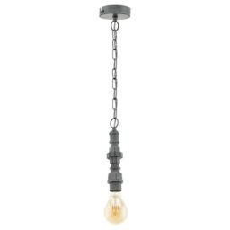 Eglo Pendant Light Chepstow, 1-Flame Hanging Lamp Industrial, Vintage