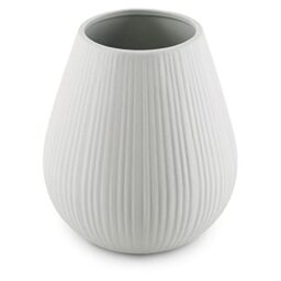AmeliaHome Ceramic Vase Table Vase Decoration Suez Grey