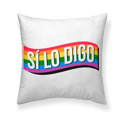 BELUM - Cushion Cover Size: 50x50 cm Fabric: 100% Organic Cotton Model: Pride 30 - Cushion Cover LGTBIQ+
