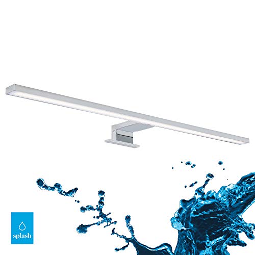 BRILONER Leuchten - LED Mirror Light, Chrome Mirror lamp, 780 lumens, 4000 Kelvin, IP44