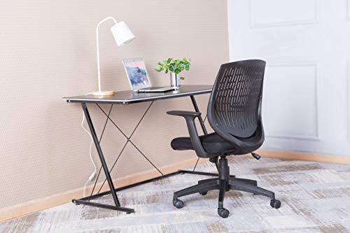 Alphason Malibu Chair-Black, 100 x 64 x 51 cm AOC5460BLK