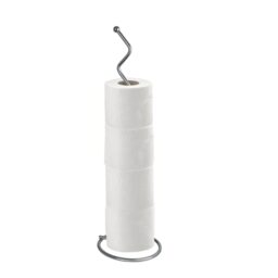 Blue Canyon Squiggly Chrome Effect Toilet Roll Holder