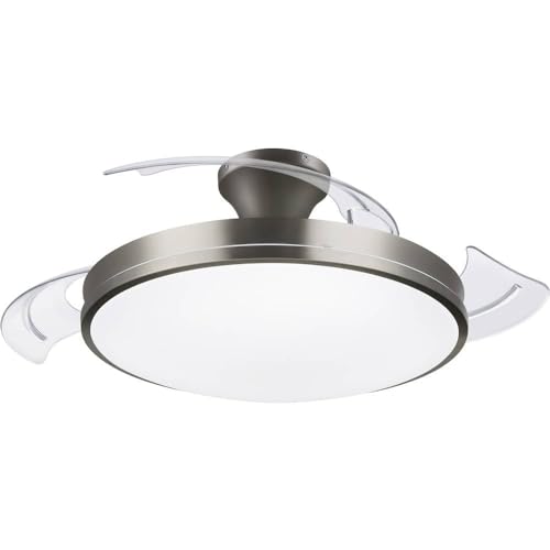 Philips LED Atlas DC Fan ceiling 28W+35W TW Nickel