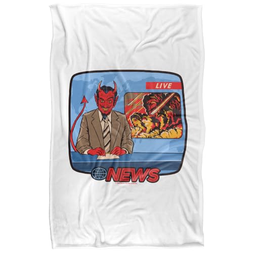 Steven Rhodes Breaking News Silky Touch Super Soft Throw Blanket 91 X 147 Cm