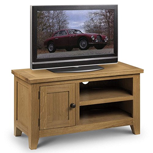 "Julian Bowen Astoria TV Unit for up to 65"" TVs, Oak Effect - H50 x W40cm"