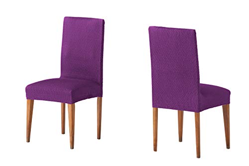 Martina Home Chair Cover with Backrest 24 x 30 x 6 cm Cardinal, 2 Units