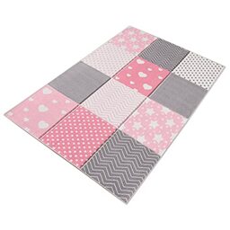 WELL HOME MOBILIARIO & DECORACIÓN Snippets Multi-Coloured Polyester Printed Rug 60 x 100 cm Model Snippets