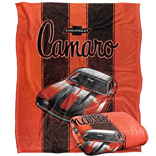Chevrolet Camaro Stripes Officially Licensed Silky Touch Super Soft Throw Blanket 152 x 127 cm