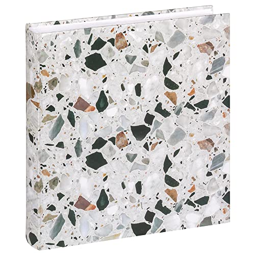 walther design Terrazzo FA-298-2 Photo Album, 30 x 30 cm, Stone Black