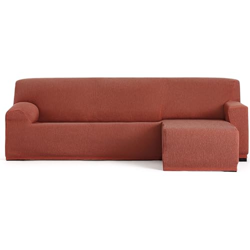 ECOMMERC3 Chaiselong - Universal and Versatile Chaiselong Sofa Cover Short Right Arm Orange Protector Easy to Install for Back, Seat and Arms