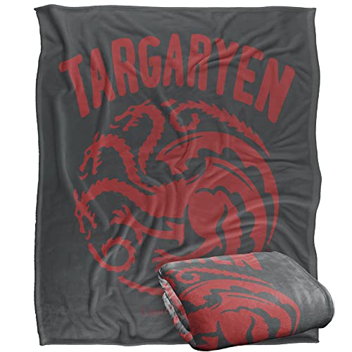 GAME OF THRONES Blanket, 152 x 127 cm The Fire and Blood Silky Touch Super Soft Throw Blanket