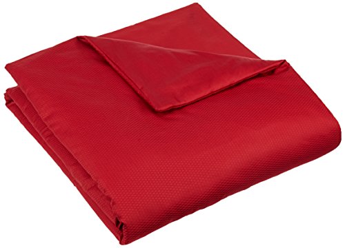 Garnier Thiebaut 31307 Chicago Plain Duvet Cover Cotton Cherry Red 240 x 260 cm
