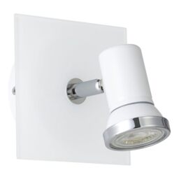 Eglo LED Wall Lamp Tamara 1, Bathroom wall Light, Metal Lamp in White