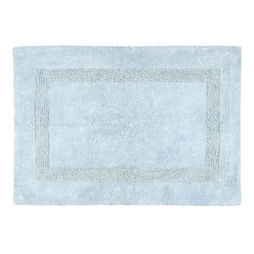 Lovely Casa Indoor Rug – Size 50 x 80 cm – 100% Cotton – Sky Colour – Softness Model – Ideal for All Rooms of the House – Washable – Soft and Comfortable