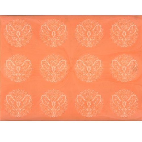 Martellato Lace Effect Design 4 Decoration Mat, 30 x 40 cm