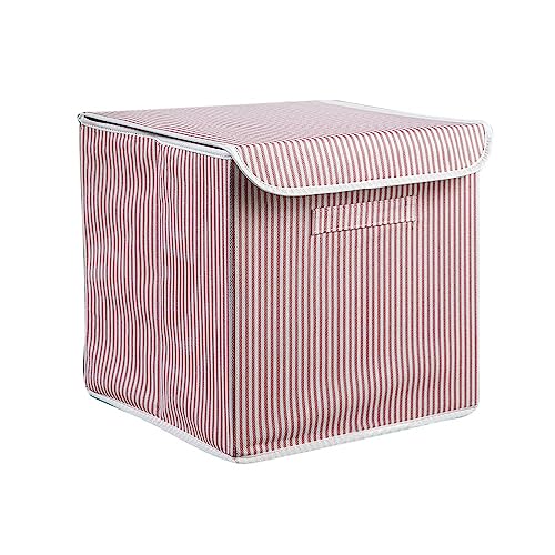 WELL HOME MOBILIARIO & DECORACI??N Pink and White Striped Decorative Box
