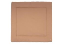 Jollein Playpen Mat - Little Waffle - 100x100cm - Light Terra/Sand - Playpen Insert - 95% Cotton 5% Elastane - OEKO-TEX Certified - Soft & Comfortable - Baby Play Mat