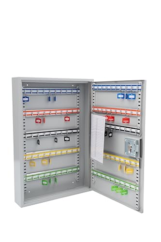 Burg-Wachter Euro Cylinder 100 Key Cabinet, Light Gray