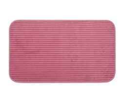 Gözze - Non-Slip Soft Bath Mat, 100% Polyester, 60 x 100 cm - Dusty Pink