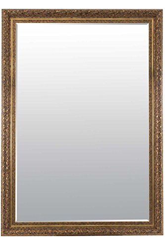 Bevelled Elegant Hand Made Large Gold Ornate Mirror 6ft10 x 4ft10 208cm X 147cm