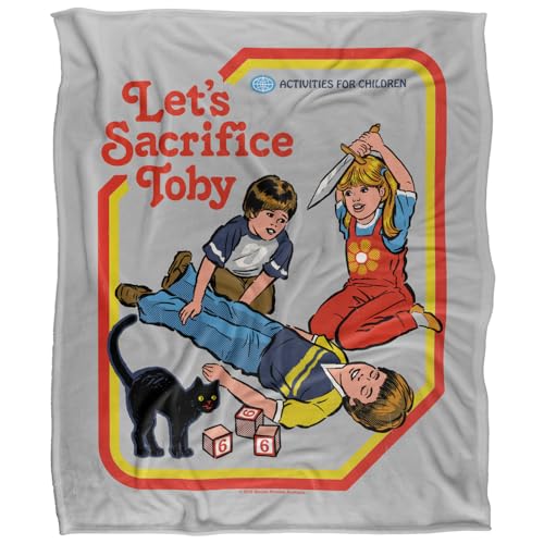 Steven Rhodes Let'S Sacrifice Toby Silky Touch Super Soft Throw Blanket 152 X 127 Cm