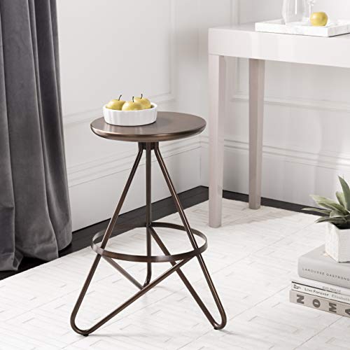 SAFAVIEH Modern Bar & Counter Stool, in Antique Copper