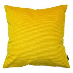 "Riva Paoletti Munich Cushion Cover Corduroy-Soft Ribbed Effect-87 13% Polyamide-Dry Clean only-45 x 45cm inches), Polyester, Ceylon Yellow, 45cm x 45cm (18"" x 18""), Cylon"