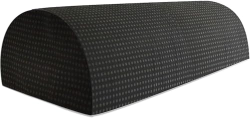 Comfort Home Half Moon Pillow for Leg Elevation - Ankle Knee Neck and Lumbar Support Bolster - Non-slip Removable Washable Cover