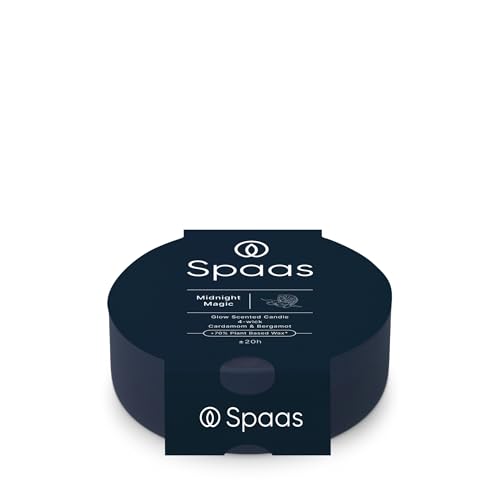 Spaas Glow Scented Candle 4-Wick 20h, Midnight Magic